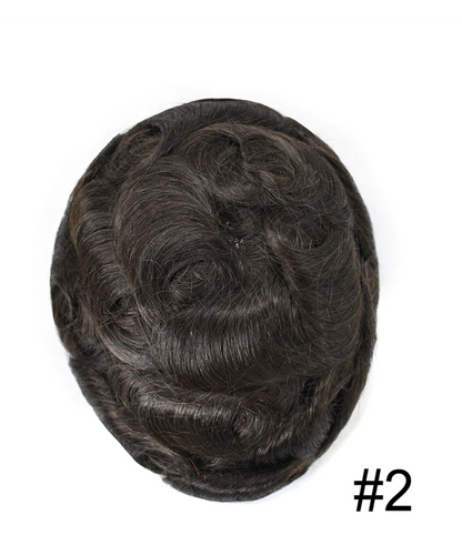 Zico Hair IH02V Invisible Hairline 0.02mm to 0.03mm Skin Base Hair Replacement with V-looped all over