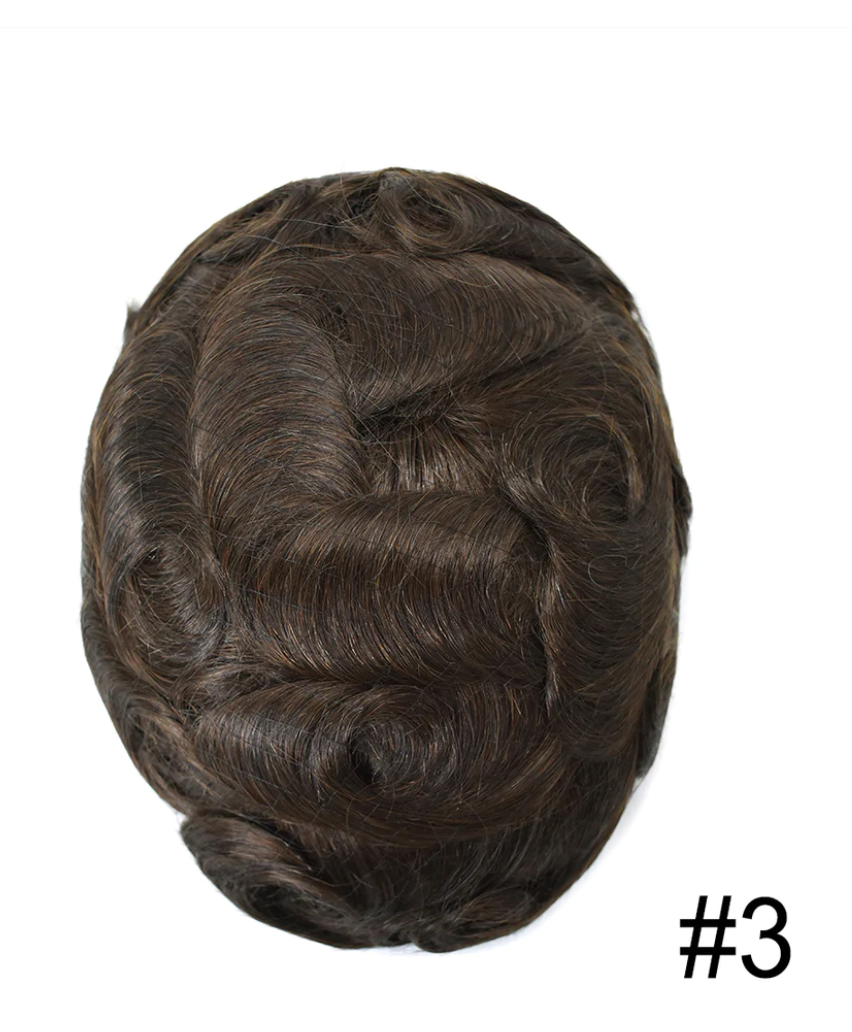 Zico Hair IH02V Invisible Hairline 0.02mm to 0.03mm Skin Base Hair Replacement with V-looped all over