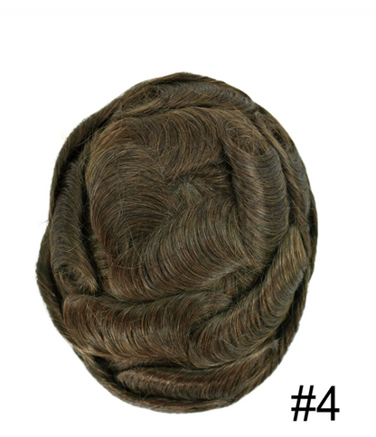Zico Hair IH02V Invisible Hairline 0.02mm to 0.03mm Skin Base Hair Replacement with V-looped all over