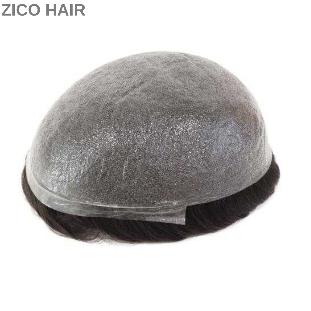 Zico Hair IH02V Invisible Hairline 0.02mm to 0.03mm Skin Base Hair Replacement with V-looped all over