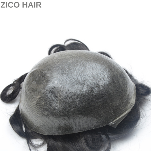 Zico Hair IH08S Invisible Hairline 0.08mm Transparent Skin Hair Replacement