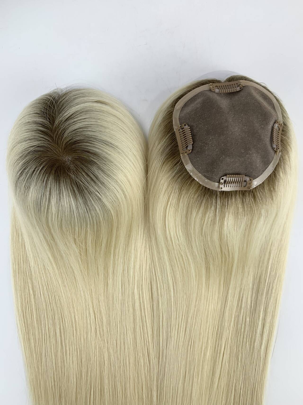 Zico Hair 5*5 inch Mono Top with PU Around Women Topper for Caucasians