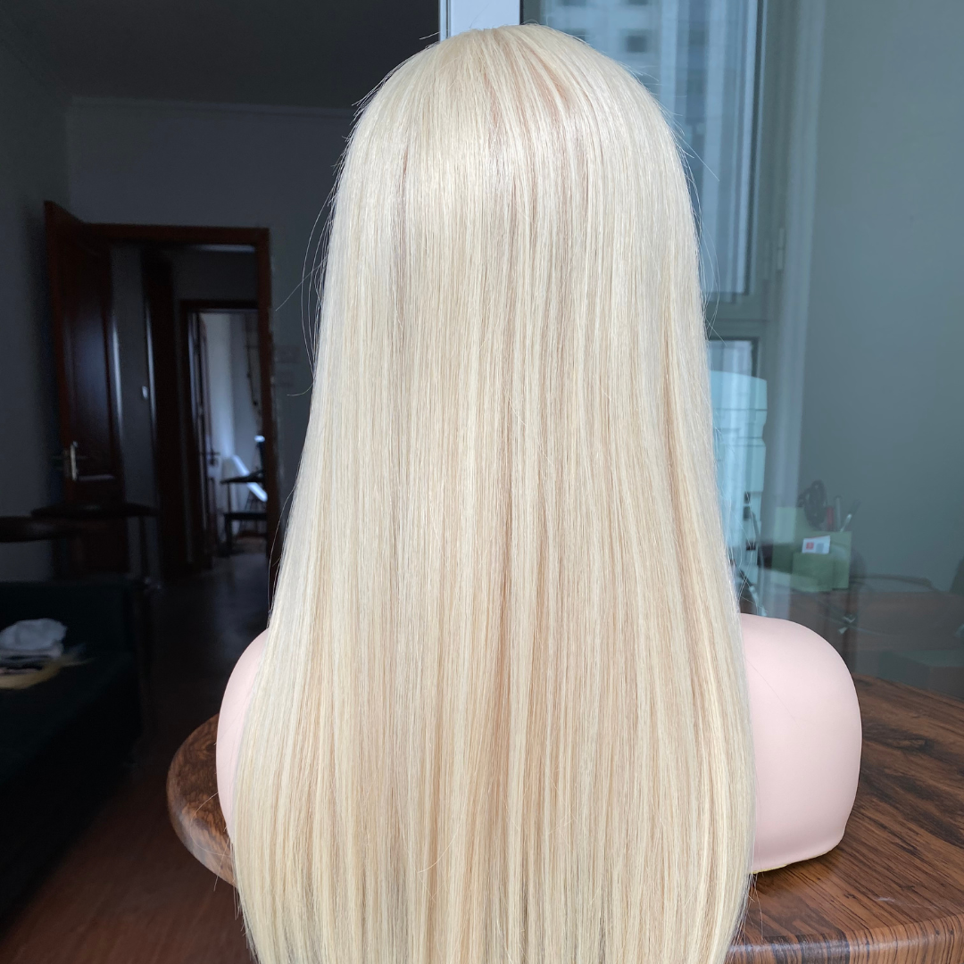 ZC-WS601 4*4 inch Silk Top Full Lace Wig 100% Virgin Hair Easy to attach