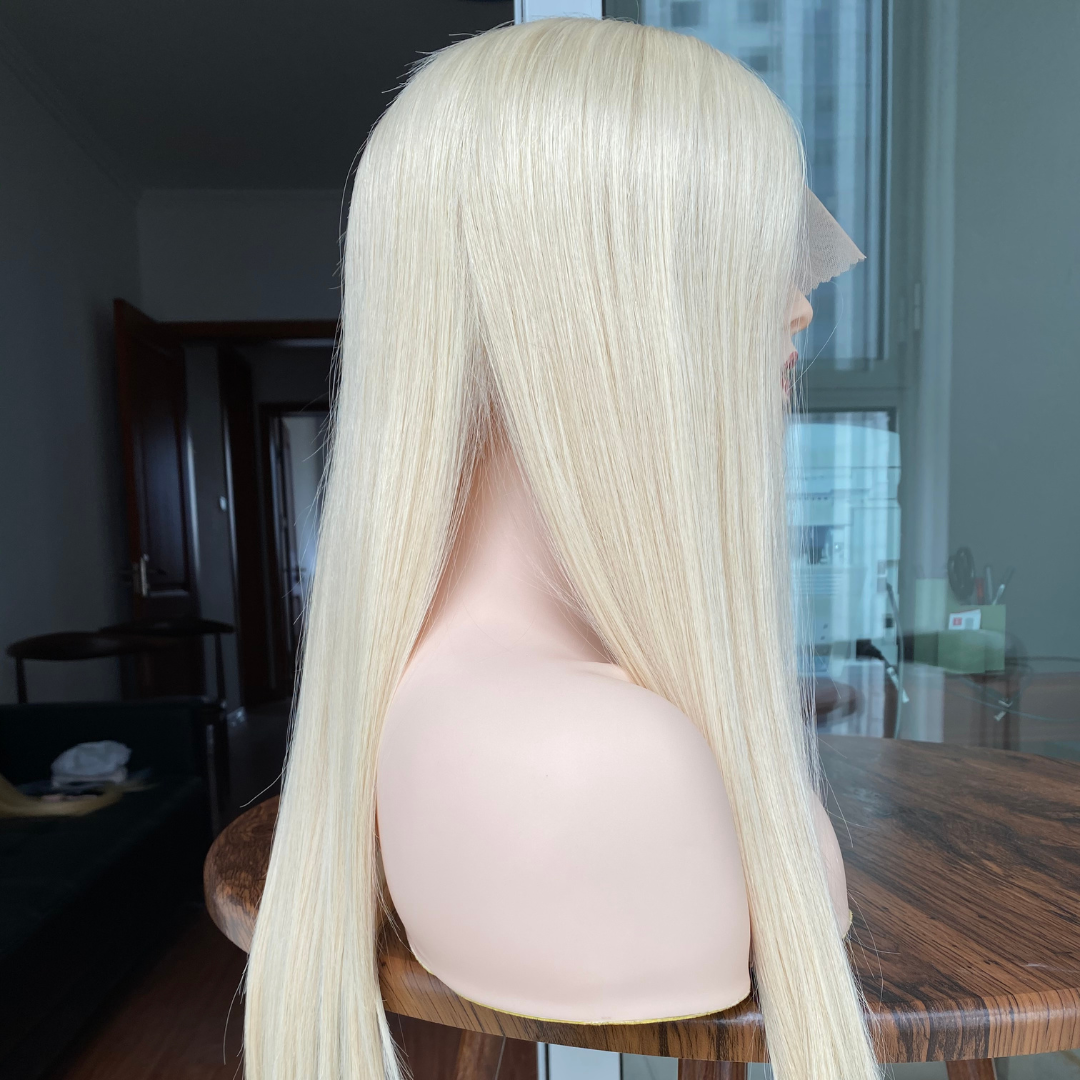 ZC-WS601 4*4 inch Silk Top Full Lace Wig 100% Virgin Hair Easy to attach