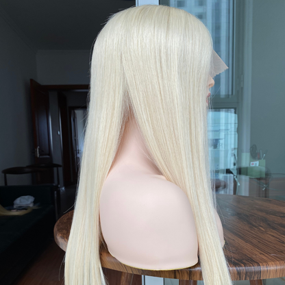 ZC-WS601 4*4 inch Silk Top Full Lace Wig 100% Virgin Hair Easy to attach
